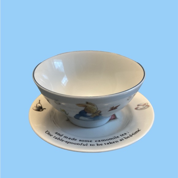 Beatrix Potter Peter Rabbit child’s bowl and plate. - Picture 2 of 8